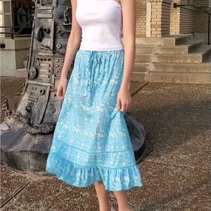New SUPRELOOK Women's Bohemian Floral Printed
Skirt Elastic High Waist